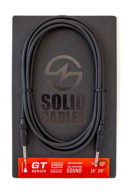Solid Cables GT Instrument Cable Nera Black 10' image 1