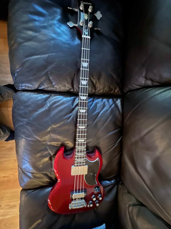 Epiphone EB-3 Bass 2015-2020 Cherry INCLUDES CASE AND STRAP image 1