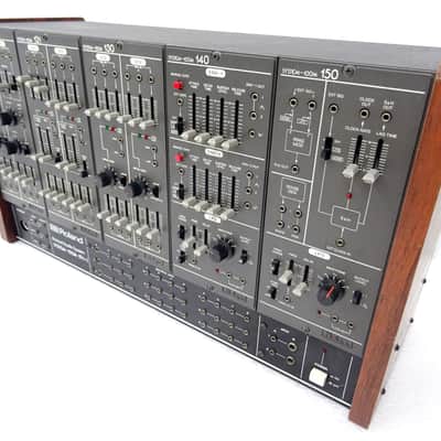 Roland SYSTEM-100M D Set  Vintage Analog Modular Synthesizer w/ 181 CV Keyboard & DIN Connectors image 6