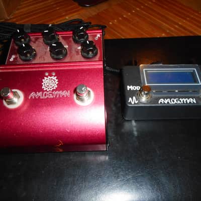 Analogman ARDX20 Dual Analog Delay 2010 - Redw/ Amaze 1 preset/tap tempo/modulation controler image 4