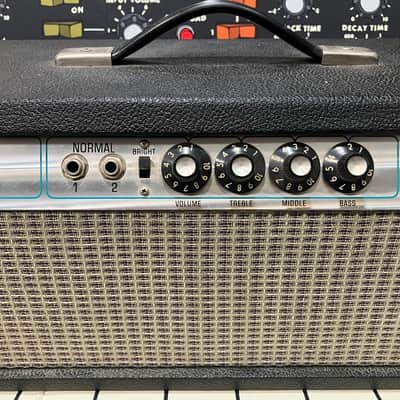 Fender Bassman 100 2-Channel 100-Watt Guitar Amp Head + Bandmaster Rev. 12" speaker imagen 7