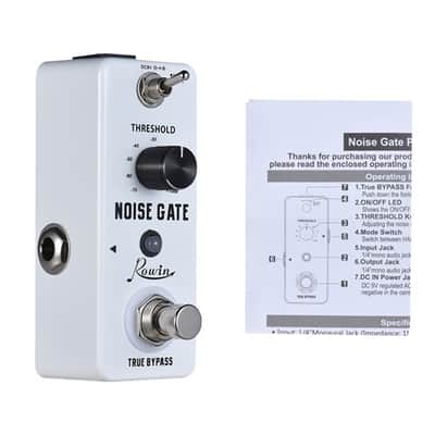 Rowin Noise Gate Noise Reduction Guitar Effect Pedal 2 Modes Aluminum Alloy Shell True Bypass image 2