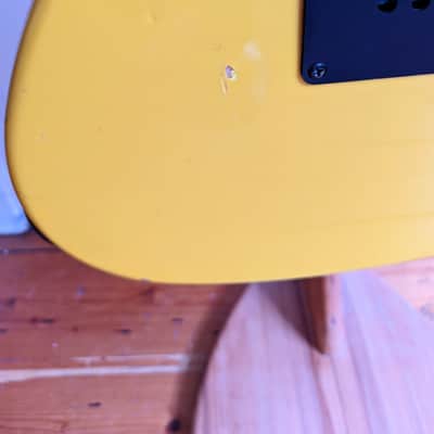 Fernandes JG-45 Jag/Jazz Style Guitar - 1999 Canary Yellow Offset! image 11