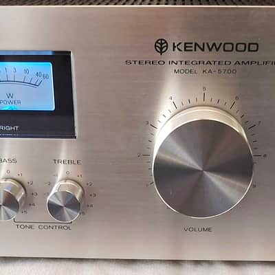 Kenwood KA-5700 Stereo Integrated Amplifier, New Speaker Terminals & LED image 1