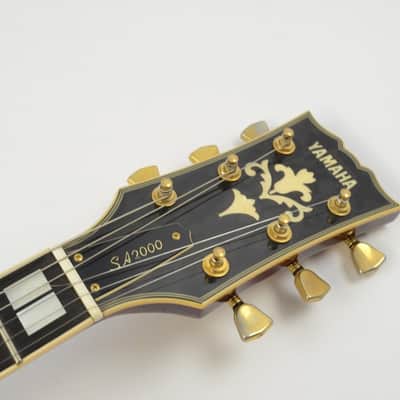 1984 Yamaha SA2000 Semi Hollow Electric Guitar - Cherry w/Case - SA-2000 image 11