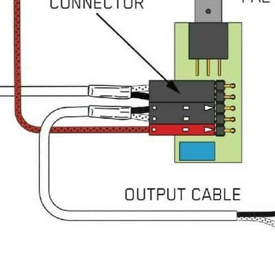 EMG KFK KERRY KING 81 + 85 BLACK ACTIVE HUMBUCKER SET SHORT SHAFT POTS & WIRING ( 3 HYBRID SLINKY ) image 2