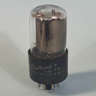 1957 General Electric 6SN7GTB Vintage GE Side Getter Preamp Tube! T191 image 2