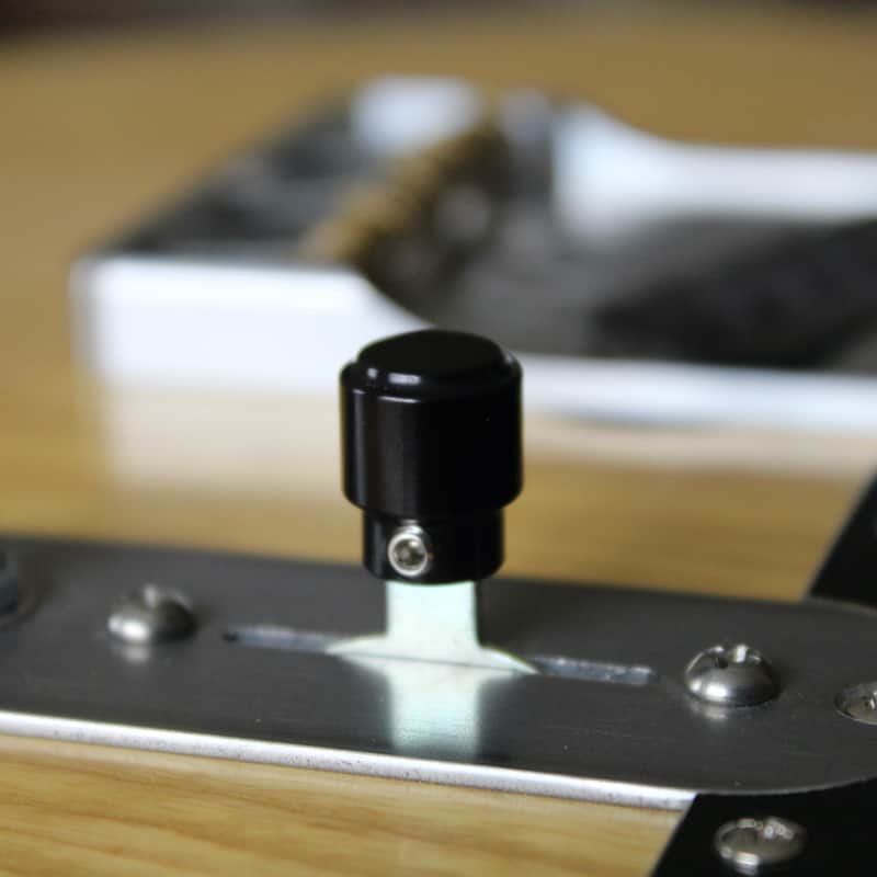 Forney Custom Telecaster style pickup switch tip Jet Black image 1