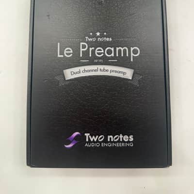 Two Notes Le Preamp Dual Channel Tube Preamp Guitar Effect Pedal + Box & PSU image 2