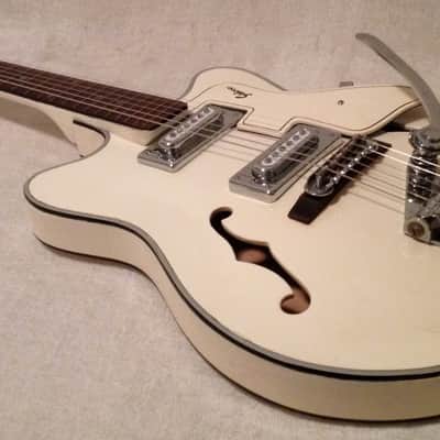 1960's Sekova White Hollowbody Electric Guitar Japan MIJ image 9