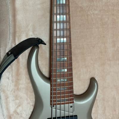 MTD ( Michael Tobias ) Custom 6 Strings with 3 Bartolini Pickups & Bartolini Preamp 2021 Champaign M image 3