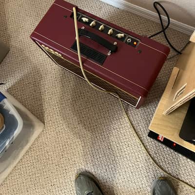 Vox Vox AC10C1 Vintage Red 10W Tube Combo 2016 - Vintage Red image 2