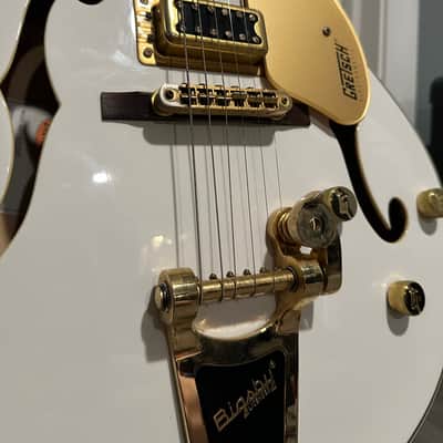 Gretsch G5420TG Electromatic Hollow Body with Bigsby, Gold Hardware 2016 - 2020 - White image 2
