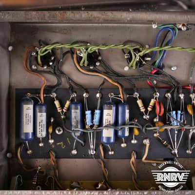 1966 Fender Deluxe Reverb 2-Channel 22-Watt 1x12" Guitar Combo image 21