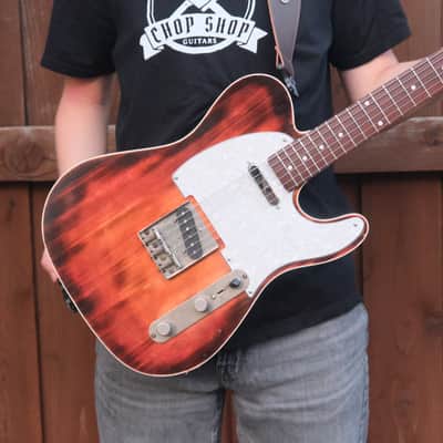 Custom Telecaster Style Guitar - The Barn Burner | Chop Shop Guitars image 3