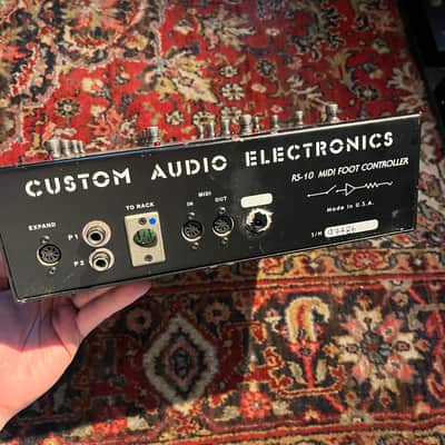 2 FOR THE PRICE OF 1 ... Custom Audio Electronics RS-10 MIDI Footcontroller Switcher (Trusted by Steve Lukather, Michael Landau, Steve Vai, Tom Delonge, Peter Frampton, ...) image 9