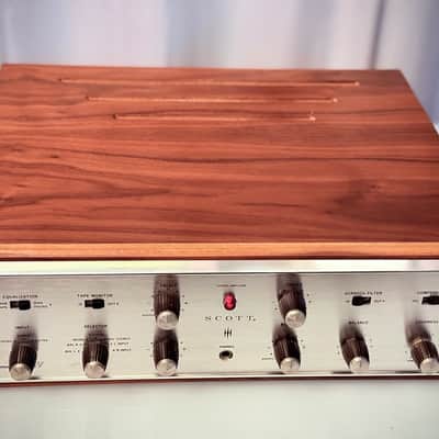 🎶✨ H.H. Scott 222D/222-D Tube Integrated Amplifier w/ Wood Case — Serviced EL84 / 7189 Vintage Hi-Fi image 4