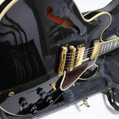 Gibson USA Custom Shop 2005 ES-355 Gold Hardware Ebony Finger Board Hard case image 1