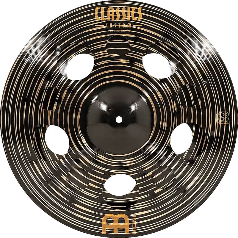 Meinl 18" Classics Custom Dark Trash Stack Cymbals (Pair) image 1
