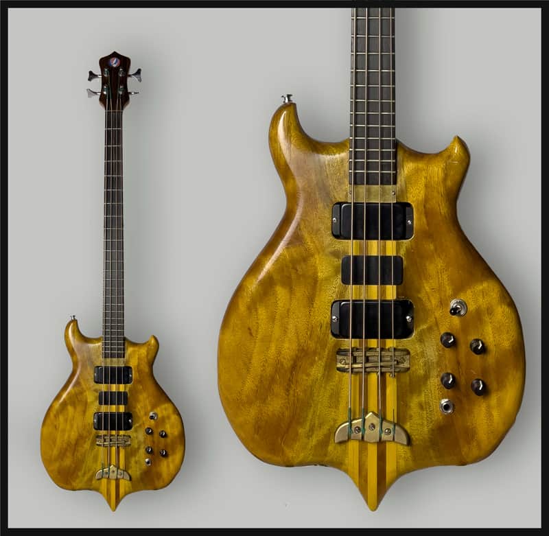 Handmade Alembic Series 1 Replica Short Scale Bass 2023 - Natural image 1