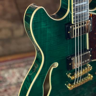Ibanez AS93FM-TMG Artcore Expressionist 2025 - Present - Transparent Moss Green - NEW image 4