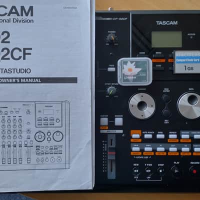 TASCAM DP-02CF Digital Portastudio 8-Track Recorder 2010s - Black image 3