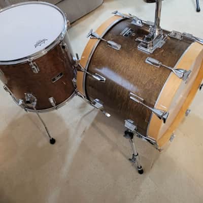 Pearl Maple Shell Kit early 1980s - Walnut Lacquer image 2