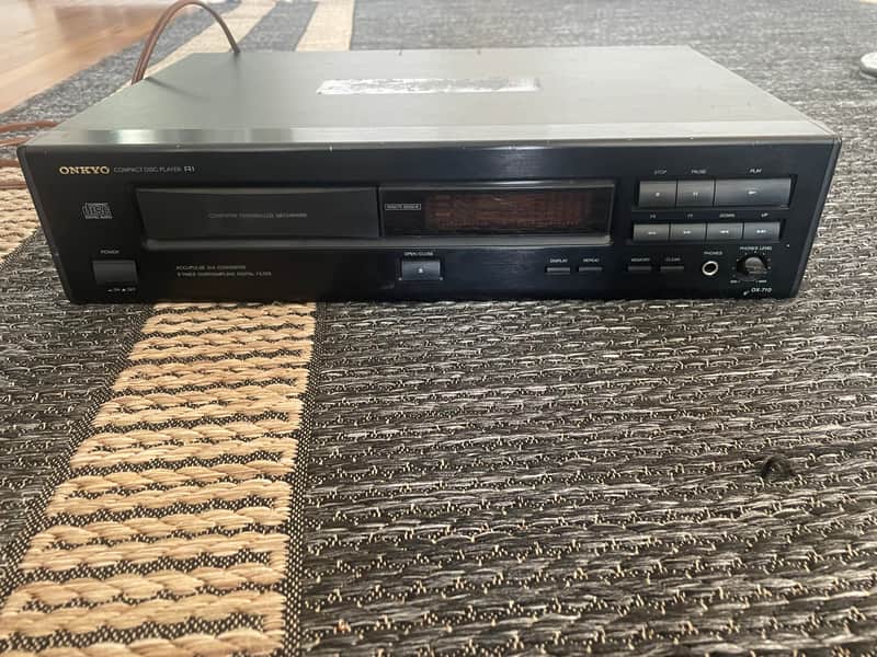 Onkyo Integra Compact Disc Player R1 DX710 1993 - Black