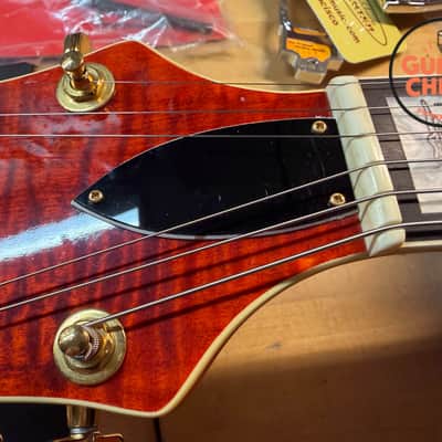 1990 Gretsch 6120W Nashville Western Orange MIJ Filter'Tron Bigsby OHSC image 18