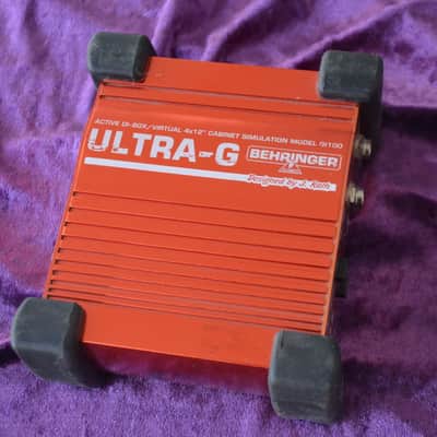 Behringer Ultra-G * GI100 Battery / Phantom Powered DI Box * Authentic 4 x 12" speaker emulation * Ultra-flat frequency response due to renowned BEHRINGER OT-1 transformer image 2