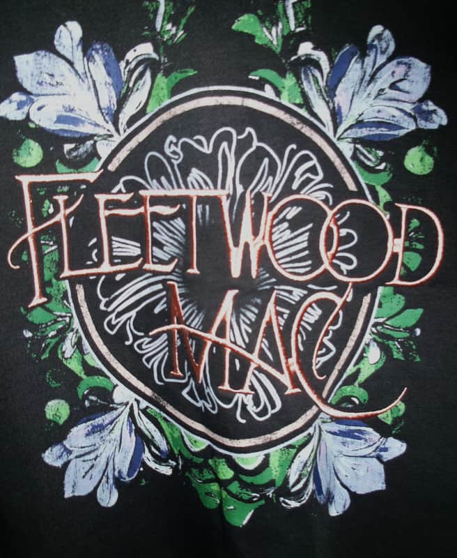 fleetwood mac flowers circle official xs men long sleeve sweatshirt - stevie nicks buckingham pop rock rumors tusk Rhiannon image 1