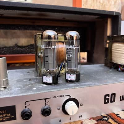 Vintage 1974 Laney Klipp 60w L60 PA British Valve Guitar Amplifier Head *1970s* image 18