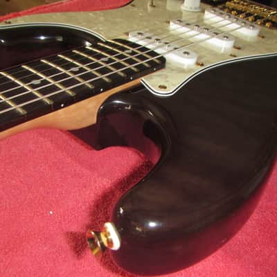 Arbor Strat style guitar 2000's? - Charcoal quilt w/Padded gig bag. image 13