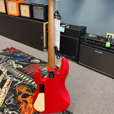 Charvel Charvel Pro-Mod San Dimas Bass PJ IV MAH – Satin Ferrari Red 2025 - Satin Ferrari Red image 5