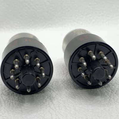 GE / Hammond 6SN7GTB Vintage Preamp Vacuum Tubes Matched Pair Tested USA image 5