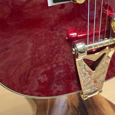 Gretsch G6129TG-59VS Jet with Bigsby 2026 - Red Sparkle Gold Hardware image 7