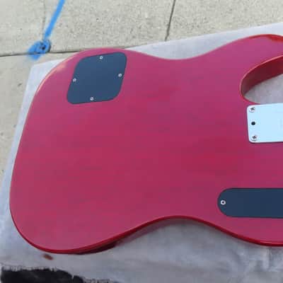 FENDER 1998 TELE-SONIC 1998 CRIMSON RED TRANSPARENT EARLY RUN 1st YEAR near MINT ORIGINAL! image 13
