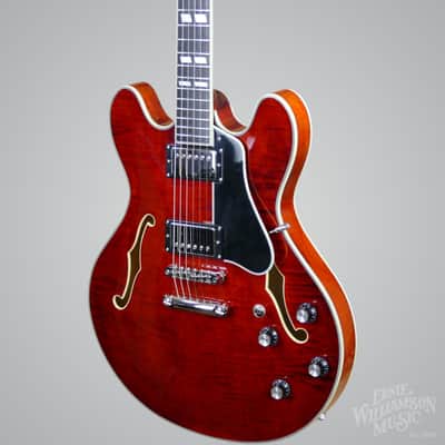 Eastman T486 Semi-Hollow Electric Guitar with Hardshell Case image 6