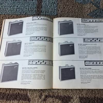 Vintage 1960 Gibson Full-Line Catalog! Rare, Original Case Candy, Paperwork! image 11
