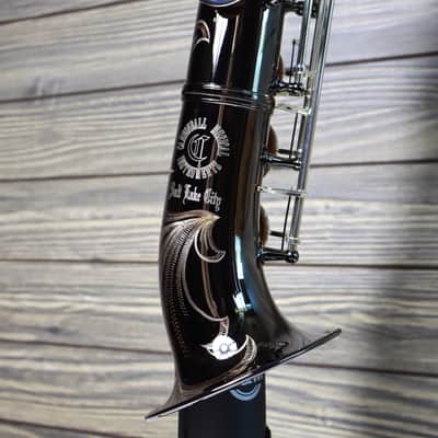Cannonball Big Bell Stone Series Arc Soprano Sax Black with Silver Keys - SA5-BS image 4