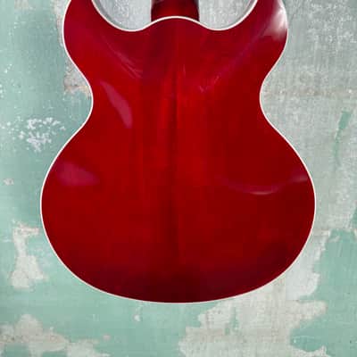 Harmony Comet with Rosewood Fretboard - Trans Red image 11