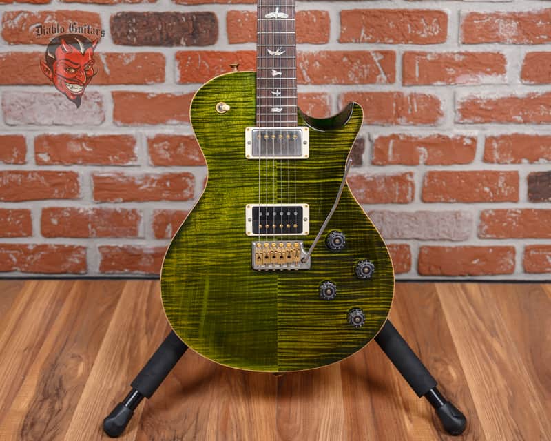 PRS Mark Tremonti Signature Flame Maple 10 Top Emerald 2020 w/Hard Shell Case image 1