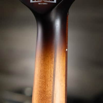 Ibanez Bass Workshop UB804 4-String Electric Upright Bass - Mahogany Oil Burst with Gig Bag image 11
