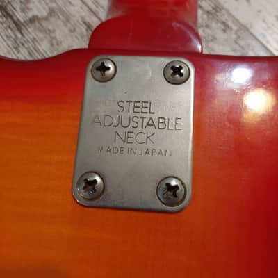 Vintage 1975 Epiphone ET-290 MIJ Matsumoku Crestwood Cherry Sunburst image 10