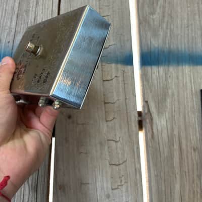 Mosrite Fuzzrite 1960s - Silver vintage electric guitar pedal fuzz image 15