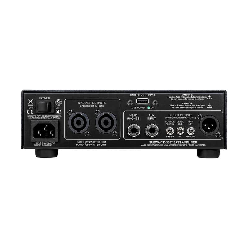 Mesa Boogie Subway D-350 Ultra-Compact 350-Watt Bass Amp Head image 3