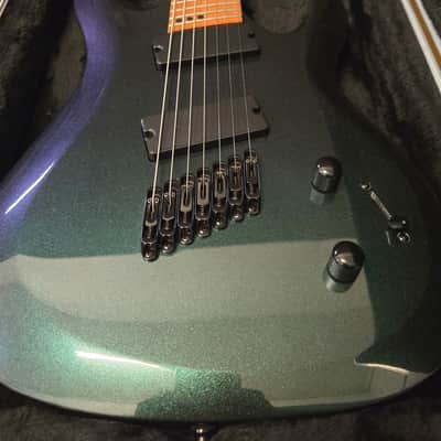 Harley Benton R-457FFB Roasted MultiScale Flip Flop Blue (Chameleon) high-gloss image 2