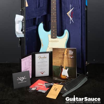 Fender Custom Shop Limited 64 L-Series Stratocaster Heavy Relic Aged 2025 - Daphne Blue (COD 1928NG) image 17