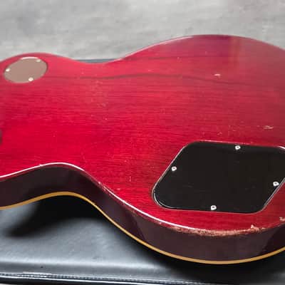 1976 Gibson Les Paul Deluxe Wine Red P90 Vintage Aged Road Worn Relic 70s 1970's P-90 Soap Bar Soapbar Electric Guitar image 11