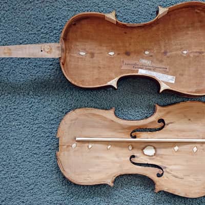 RESTORED ANTIQUE HOPF 4/4 GERMAN TRADE VIOLIN STRADIVARIUS COPY WITH CASE image 15
